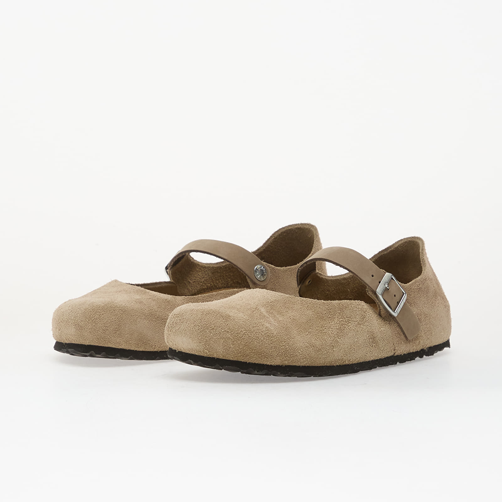 Chaussures et baskets femme Birkenstock Mantova Suede Leather Women Taupe
