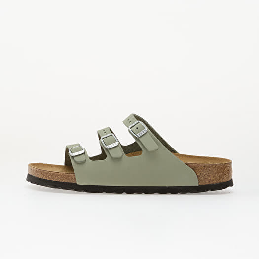Birkenstock Florida Nubuck Leather Women Pure Sage