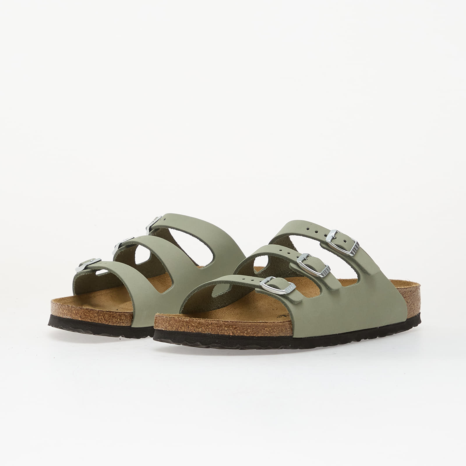 Dámské tenisky a boty Birkenstock Florida Nubuck Leather Women Pure Sage