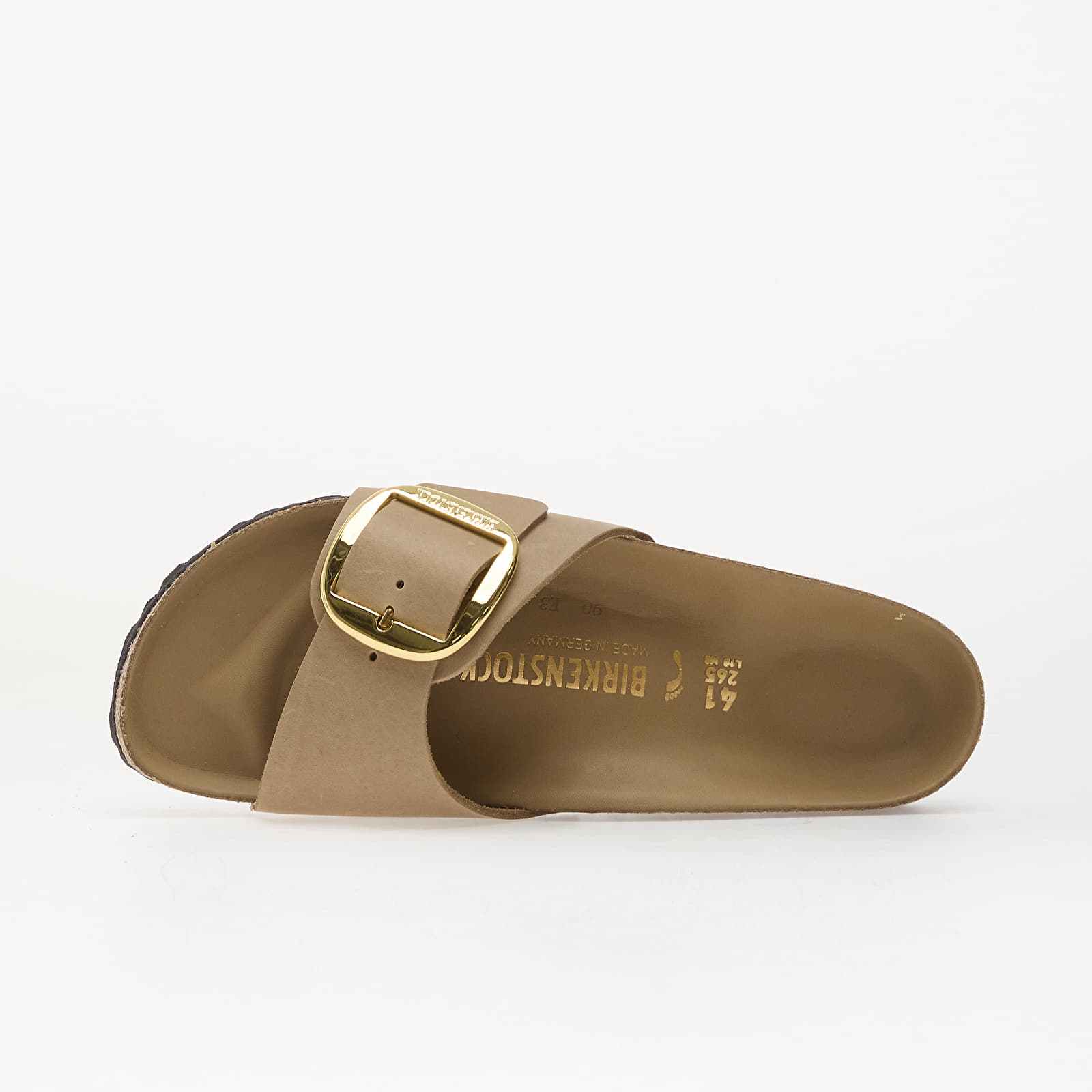 Ženski čevlji Birkenstock Madrid Big Buckle Oiled Leather Women Tabacco Brown