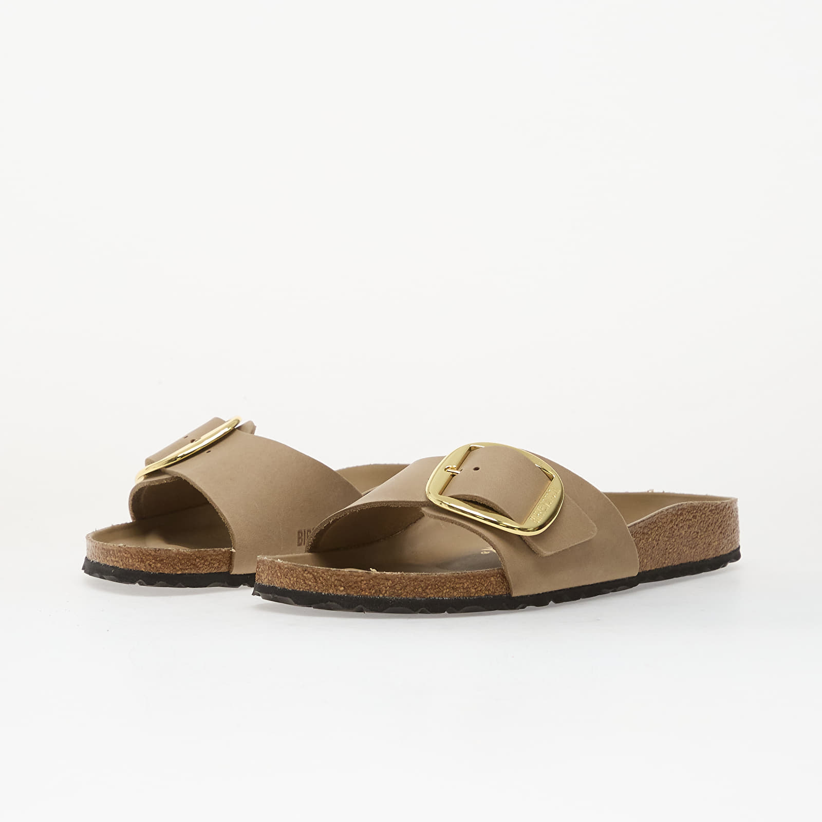 Ženski čevlji Birkenstock Madrid Big Buckle Oiled Leather Women Tabacco Brown