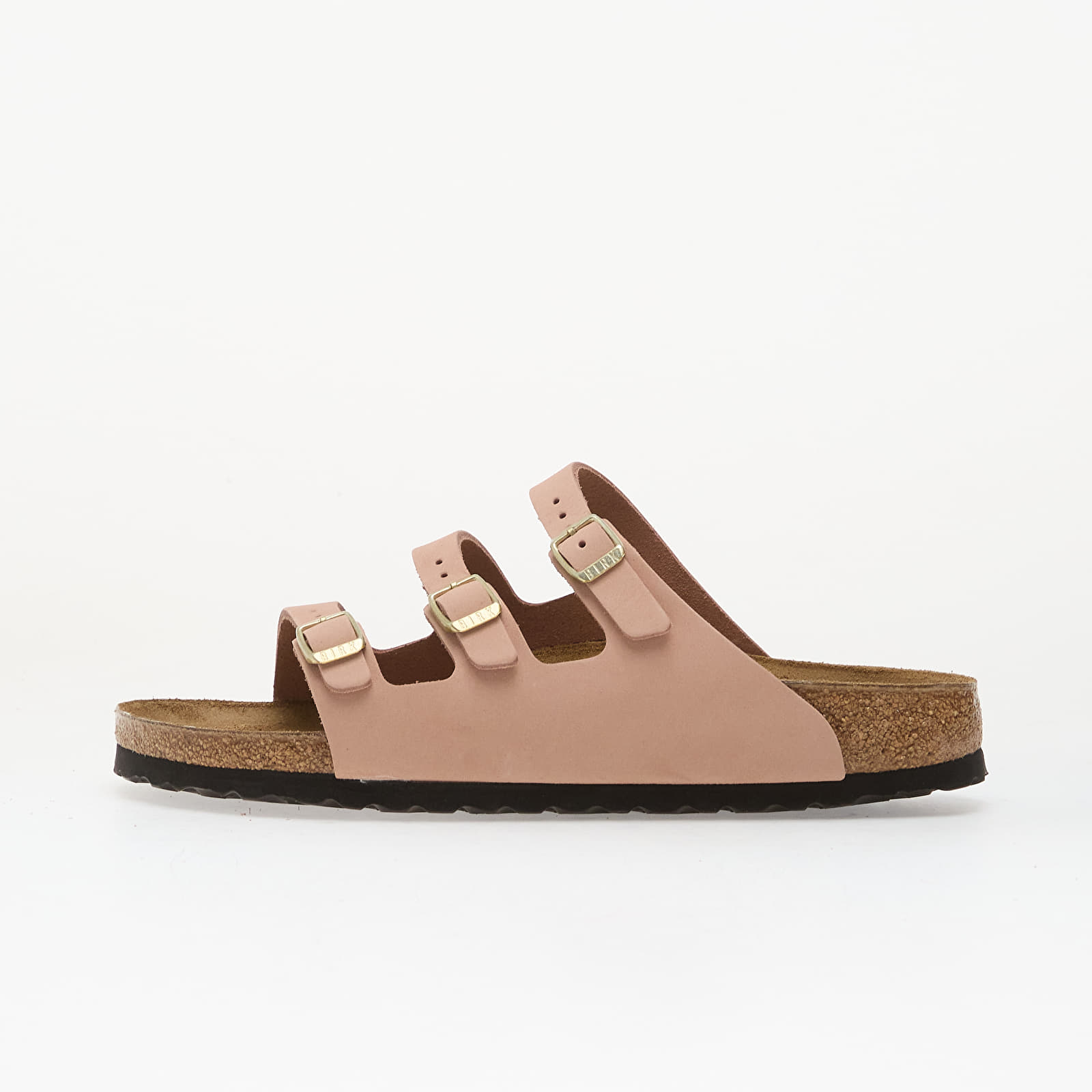 Dámské tenisky a boty Birkenstock Florida Nubuck Leather Women Soft Pink