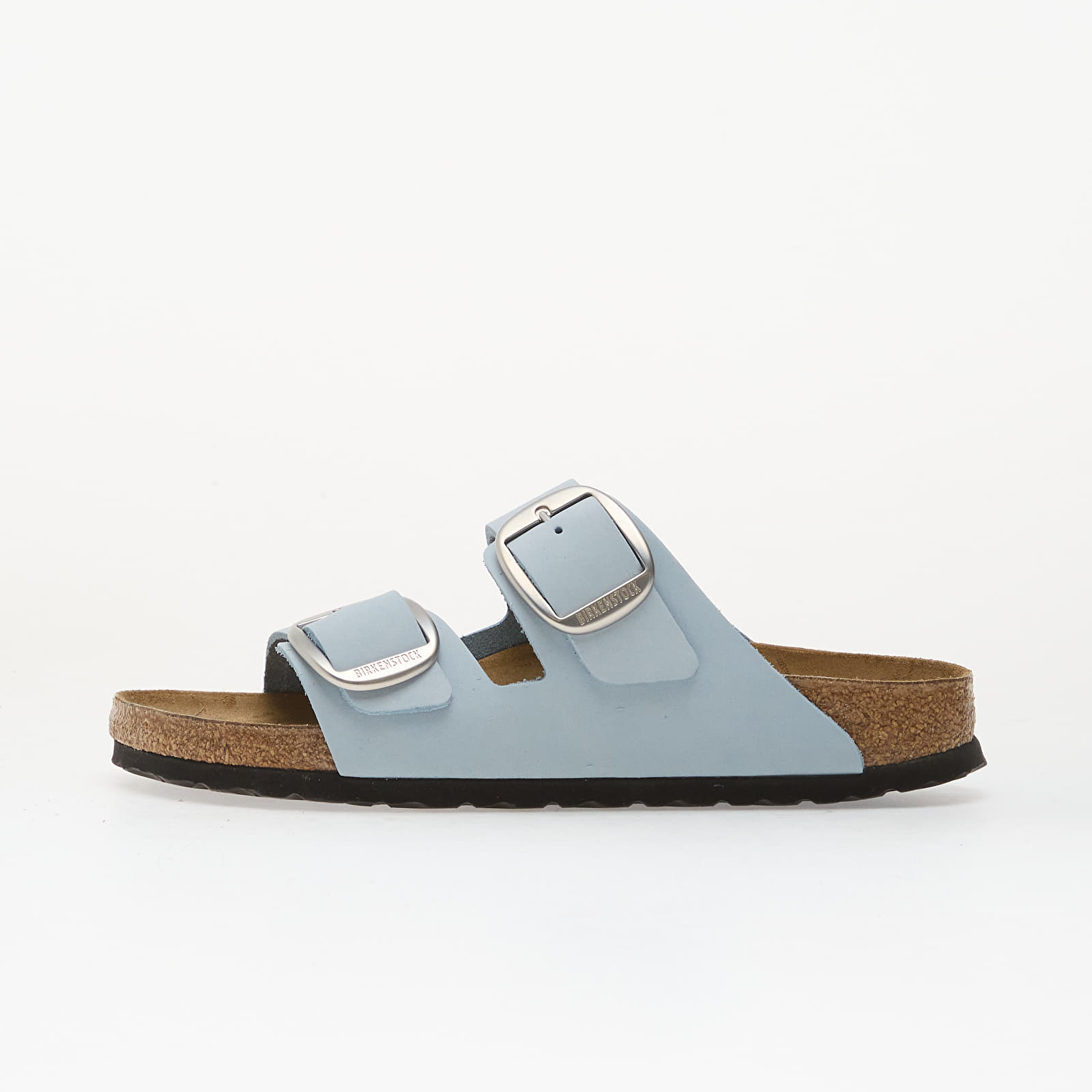 Dámske topánky a tenisky Birkenstock Arizona Big Buckle Nubuck Leather Women Baby Blue