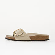 Birkenstock Madrid Big Buckle Natural Leather Patent Women High-Shine Oyster