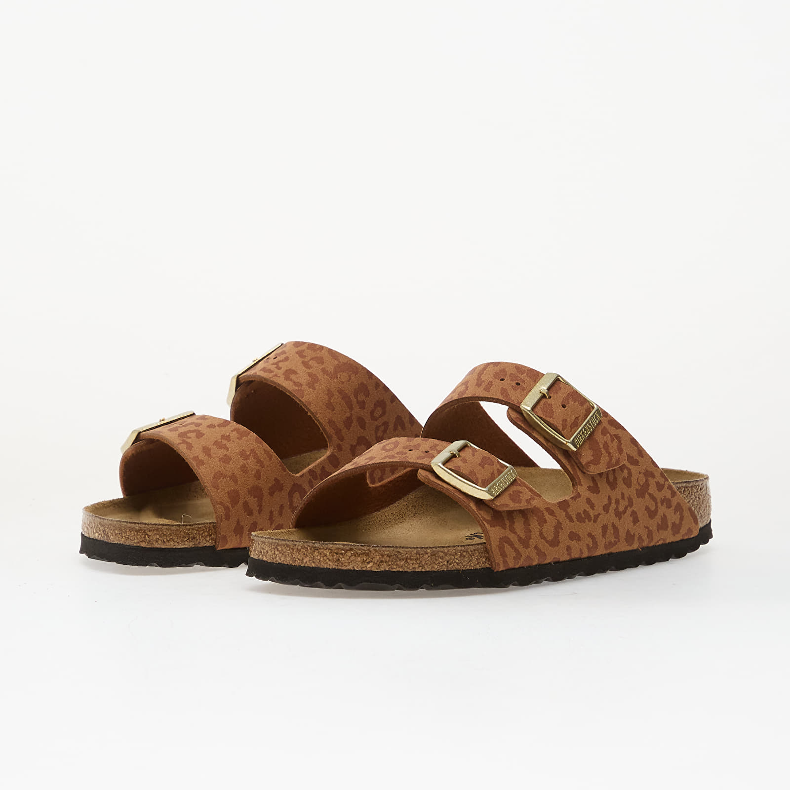Chaussures et baskets femme Birkenstock Arizona Synthetics Women Syn Leo Pecan