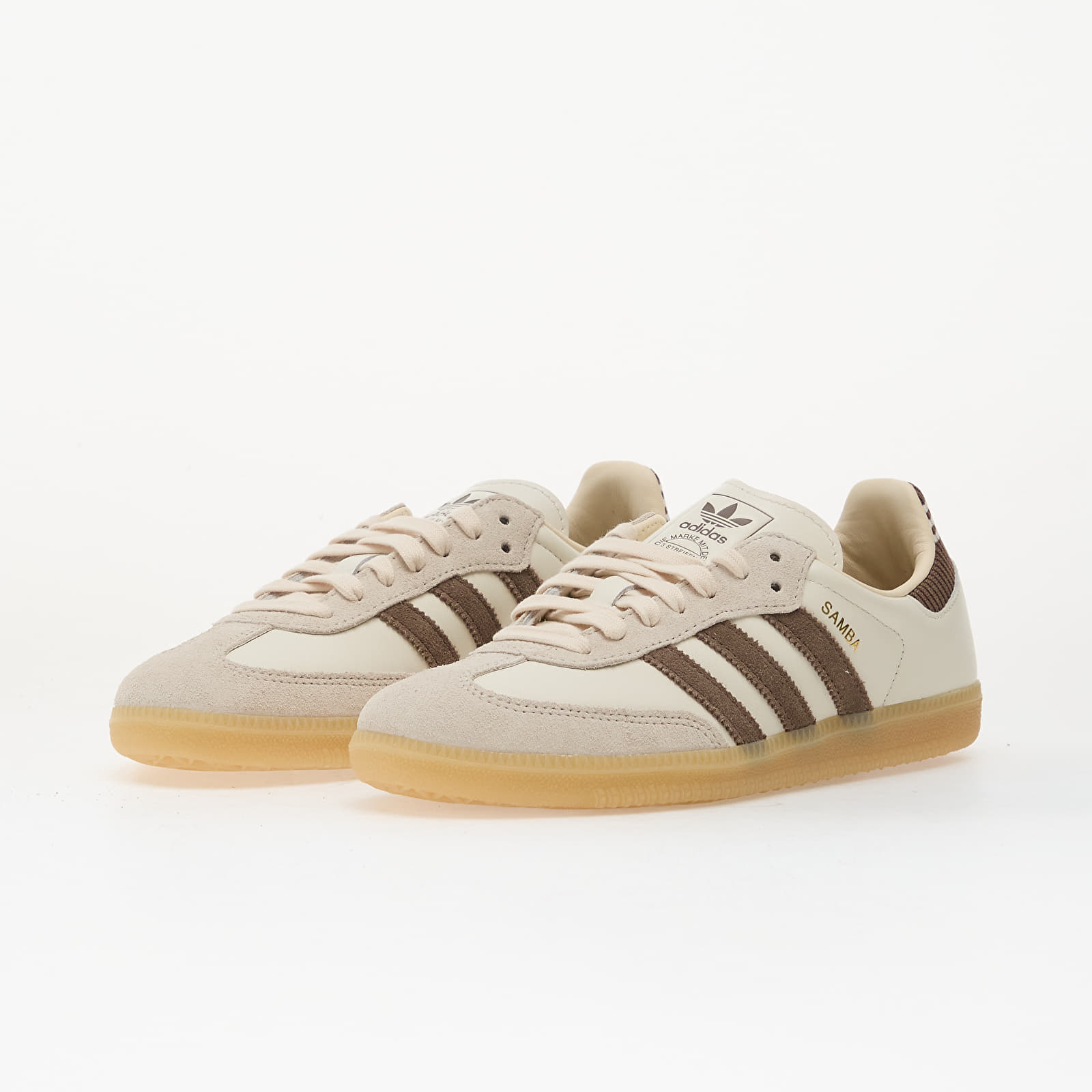 Men's shoes adidas Samba Og Cloud White/ Earth Strata/ Gum