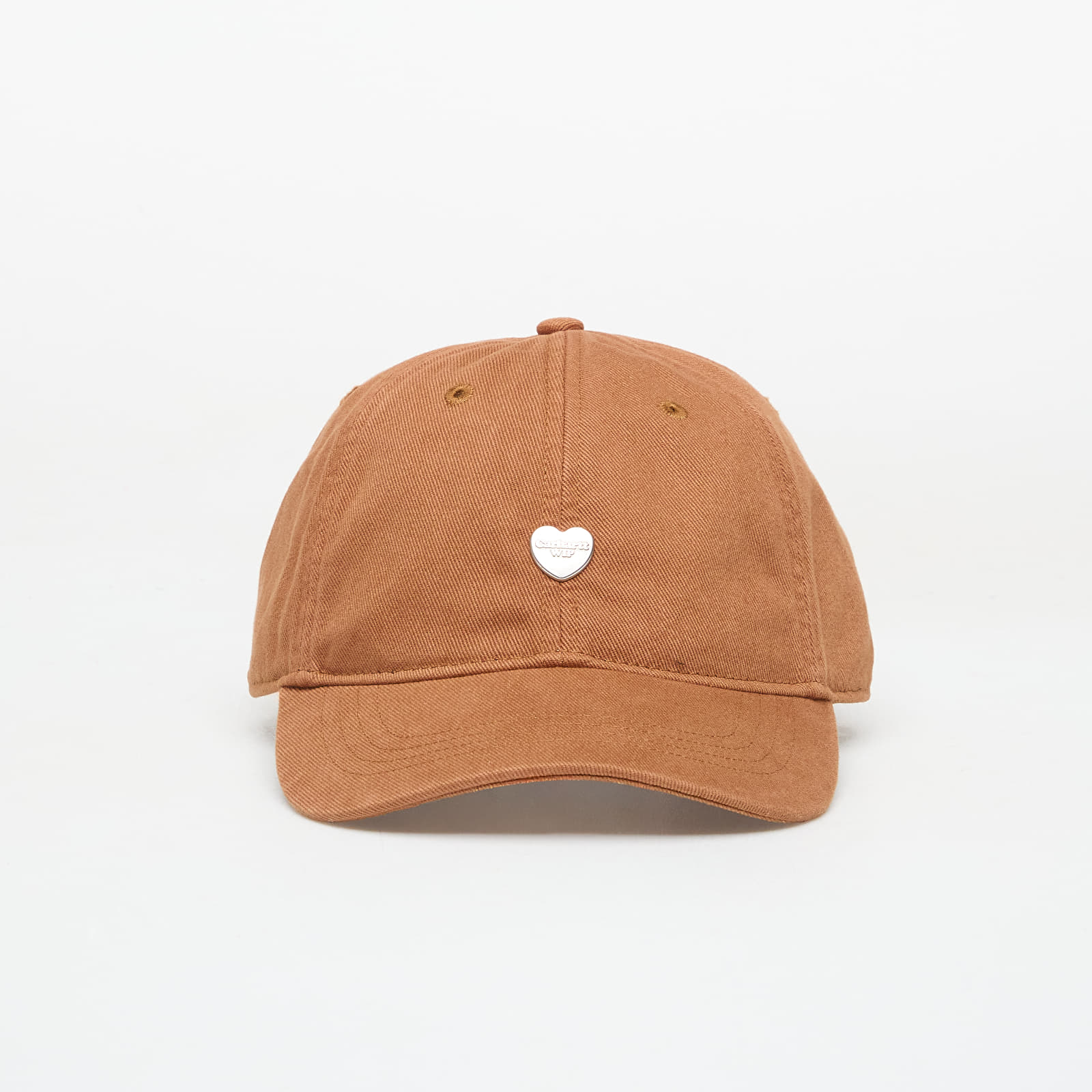 Mützen für Männer Carhartt WIP Heart Metal Cap Hamilton Brown/ Silver