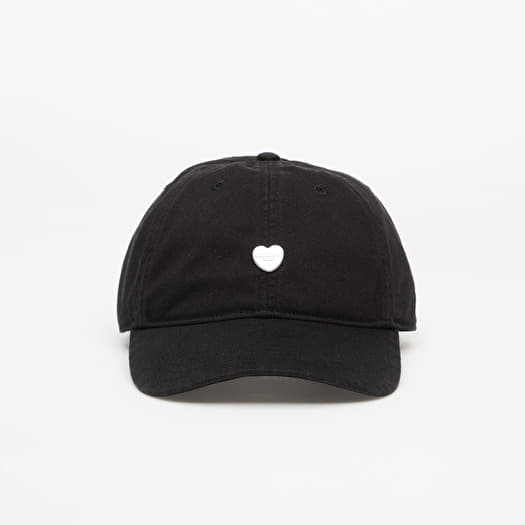 Šiltovka  Carhartt WIP Heart Metal Cap Black/ Silver