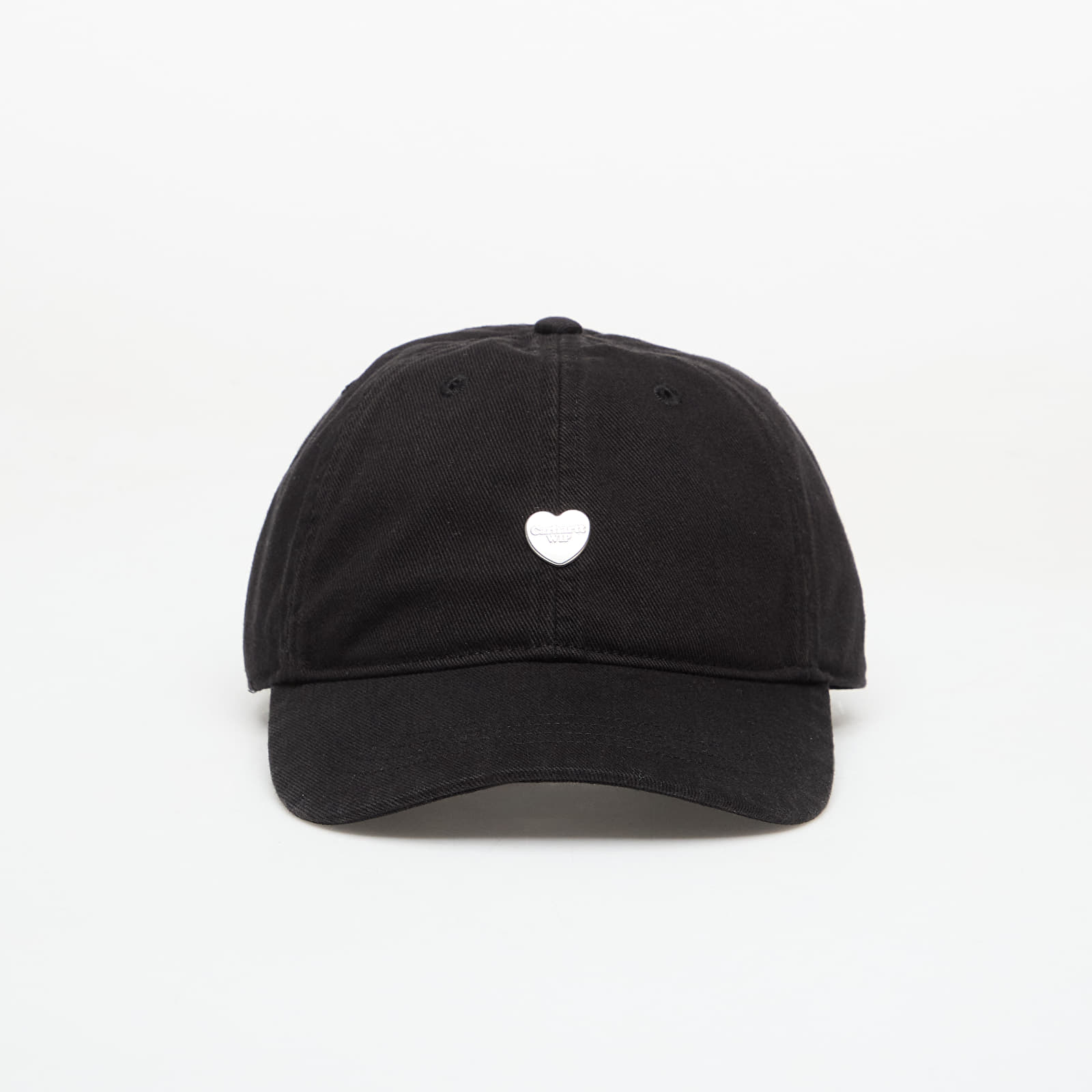 Caps for menn Carhartt WIP Heart Metal Cap Black/ Silver