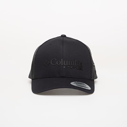 Hette Columbia PFG Logo Mesh Snap Back Cap Black/ Hook