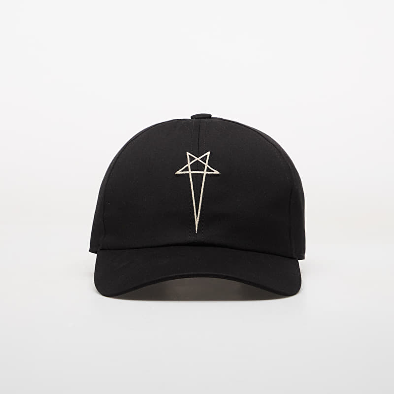 Rick Owens DRKSHDW Baseball Cap Black/ Pearl
