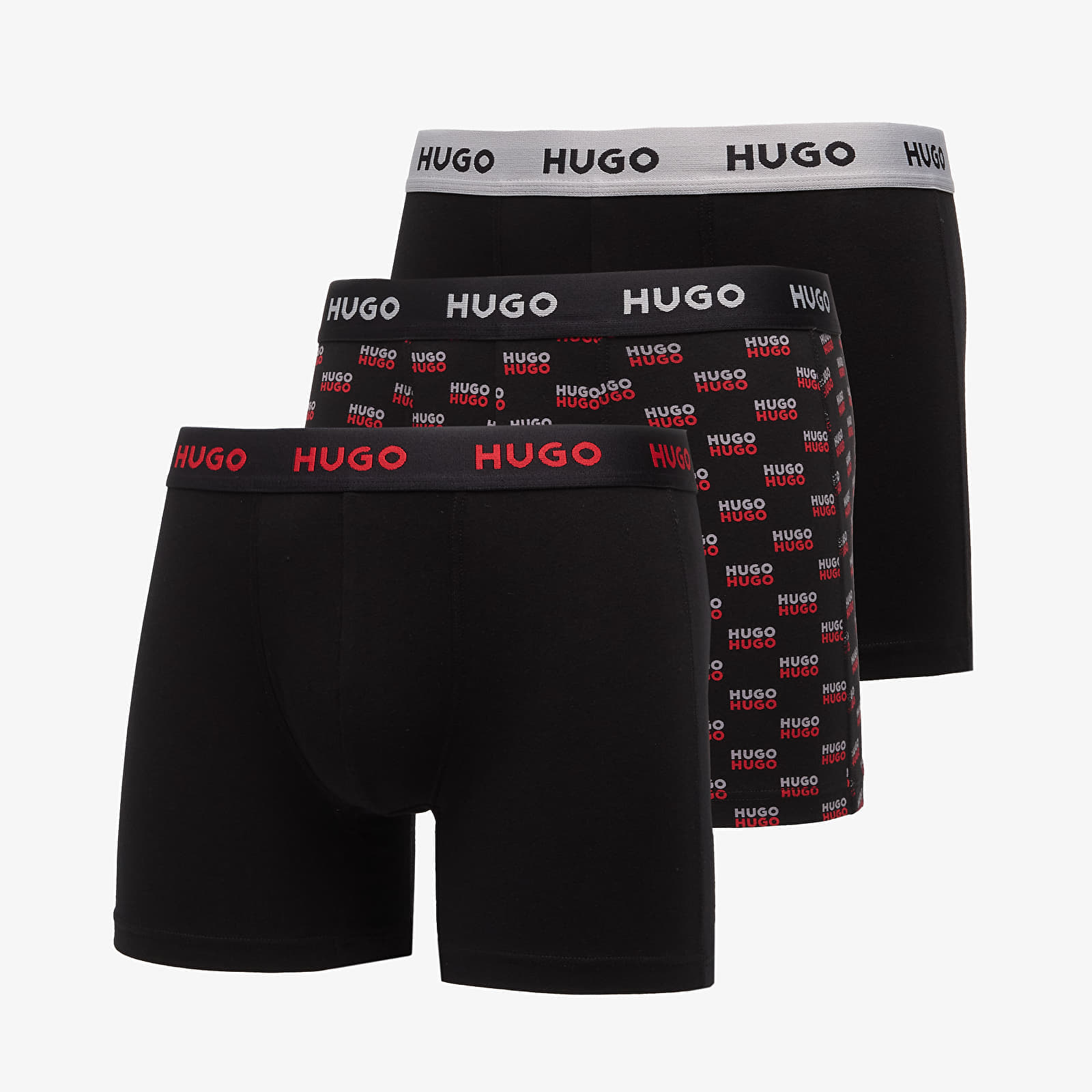 Боксерки Hugo Boss Boxer Briefs 3-Pack Design Black S