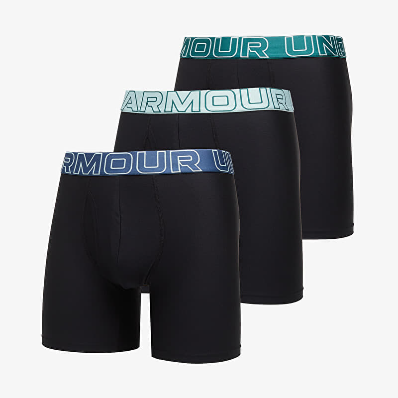 Under Armour Performance Tech Mesh Solid 6in 3-Pack Black