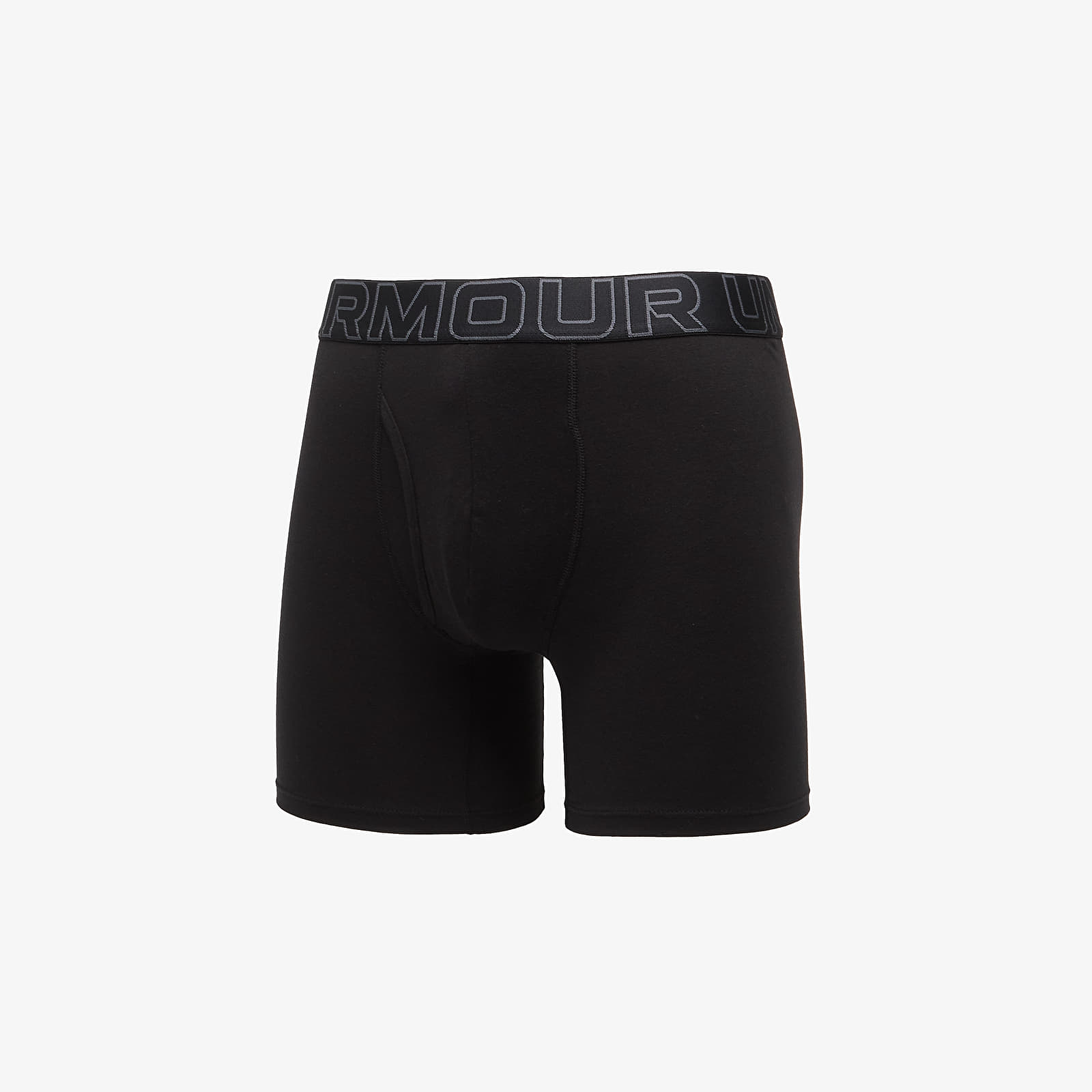 Boxershorts Under Armour Performance Cotton Print 6in 3-Pack Black