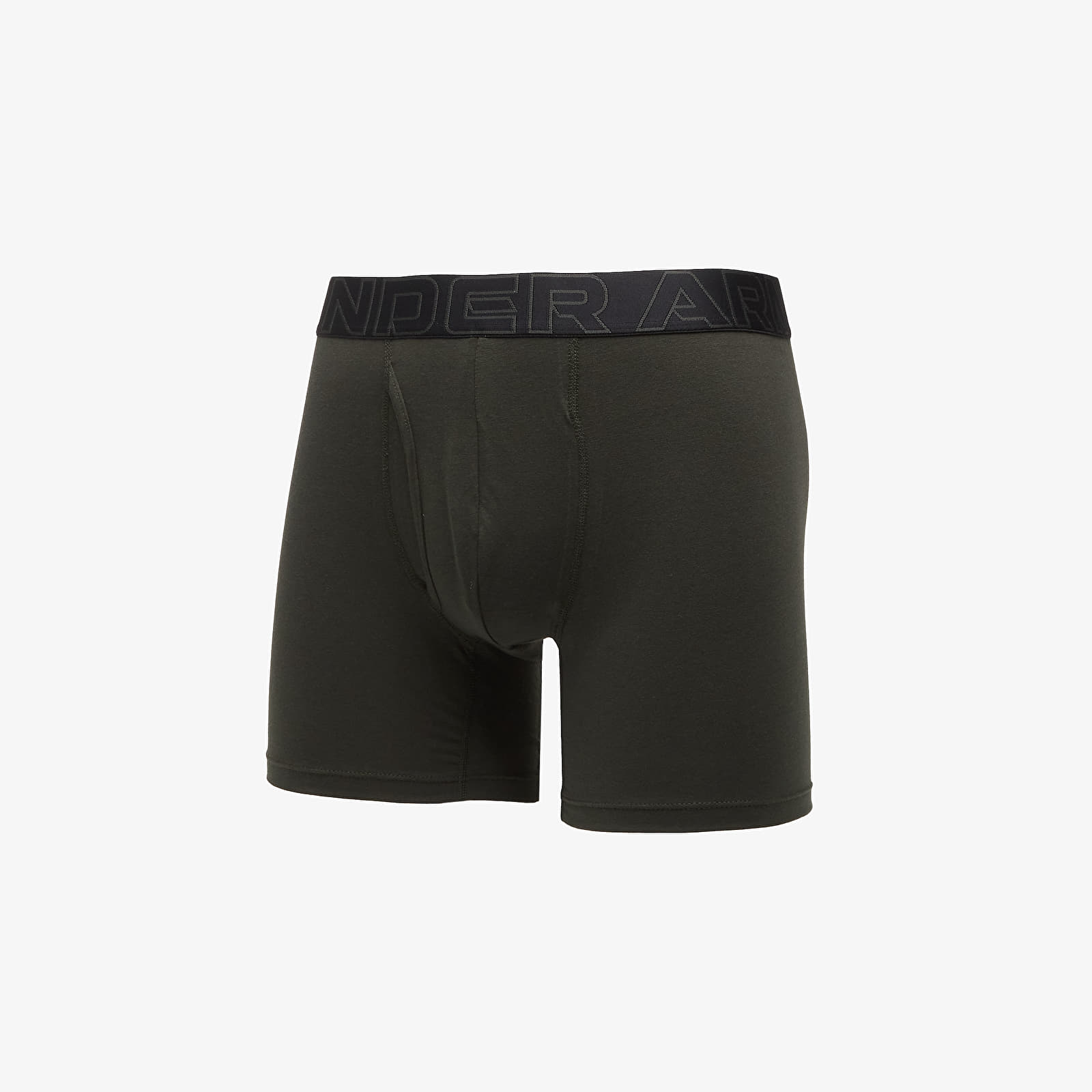 Boxershorts Under Armour Performance Cotton Print 6in 3-Pack Black