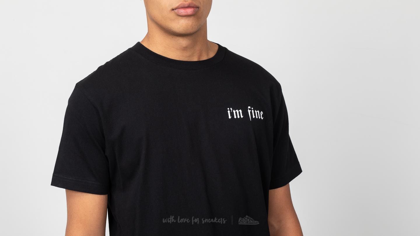 Majice i košulje WOOD WOOD Fine Tee Black