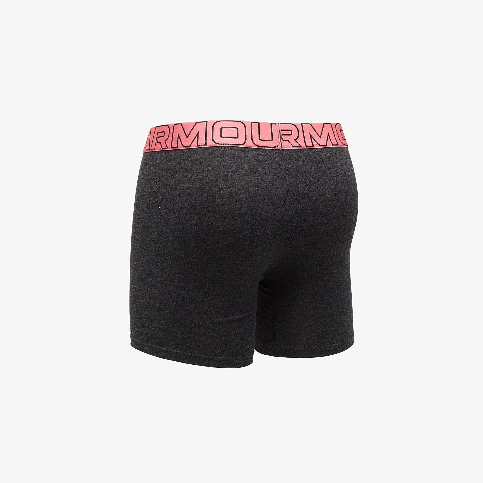 Boxershorts Under Armour Performance Cotton Solid 6in 3-Pack Black