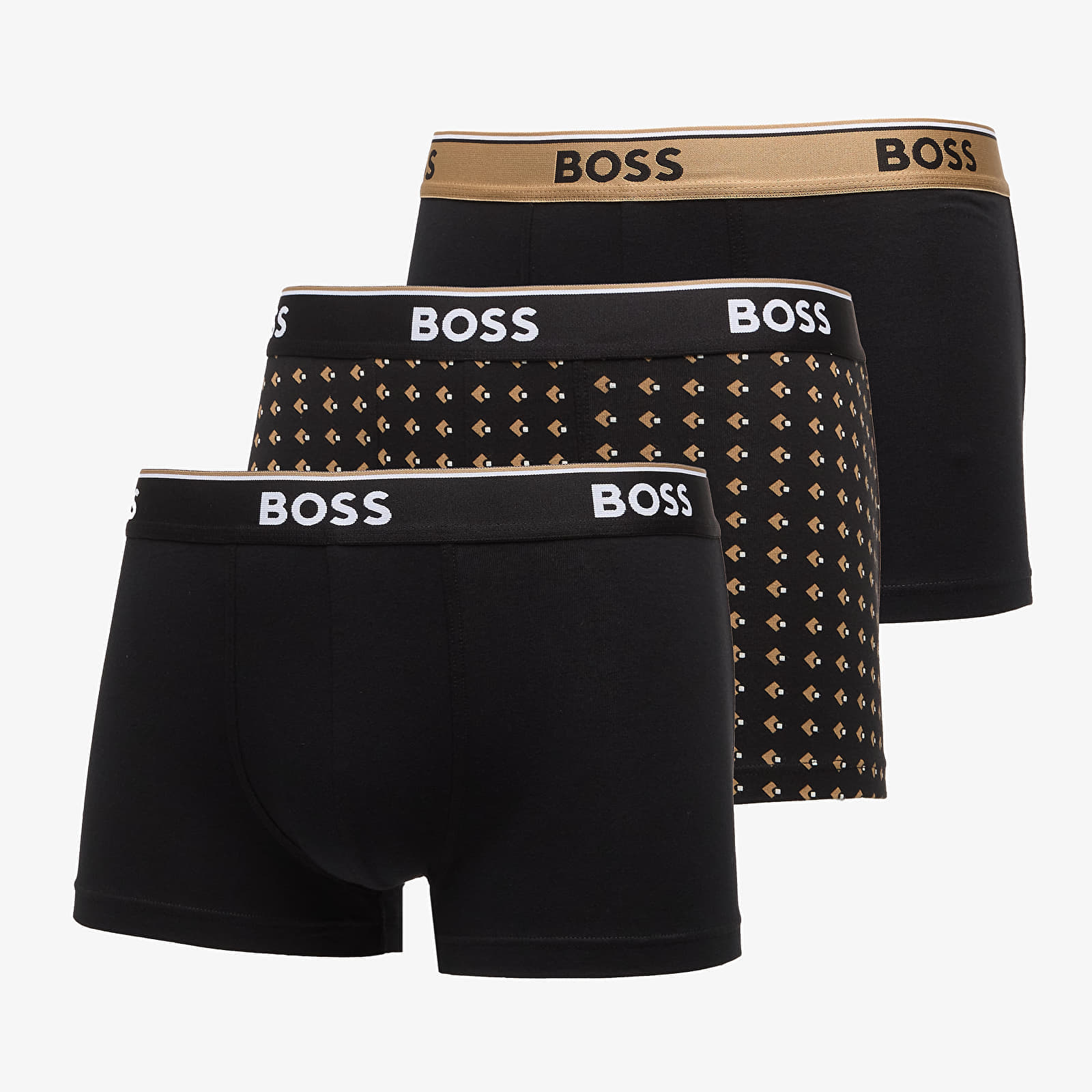 Боксерки Hugo Boss Trunk 3-Pack Power Desig Beige XXL