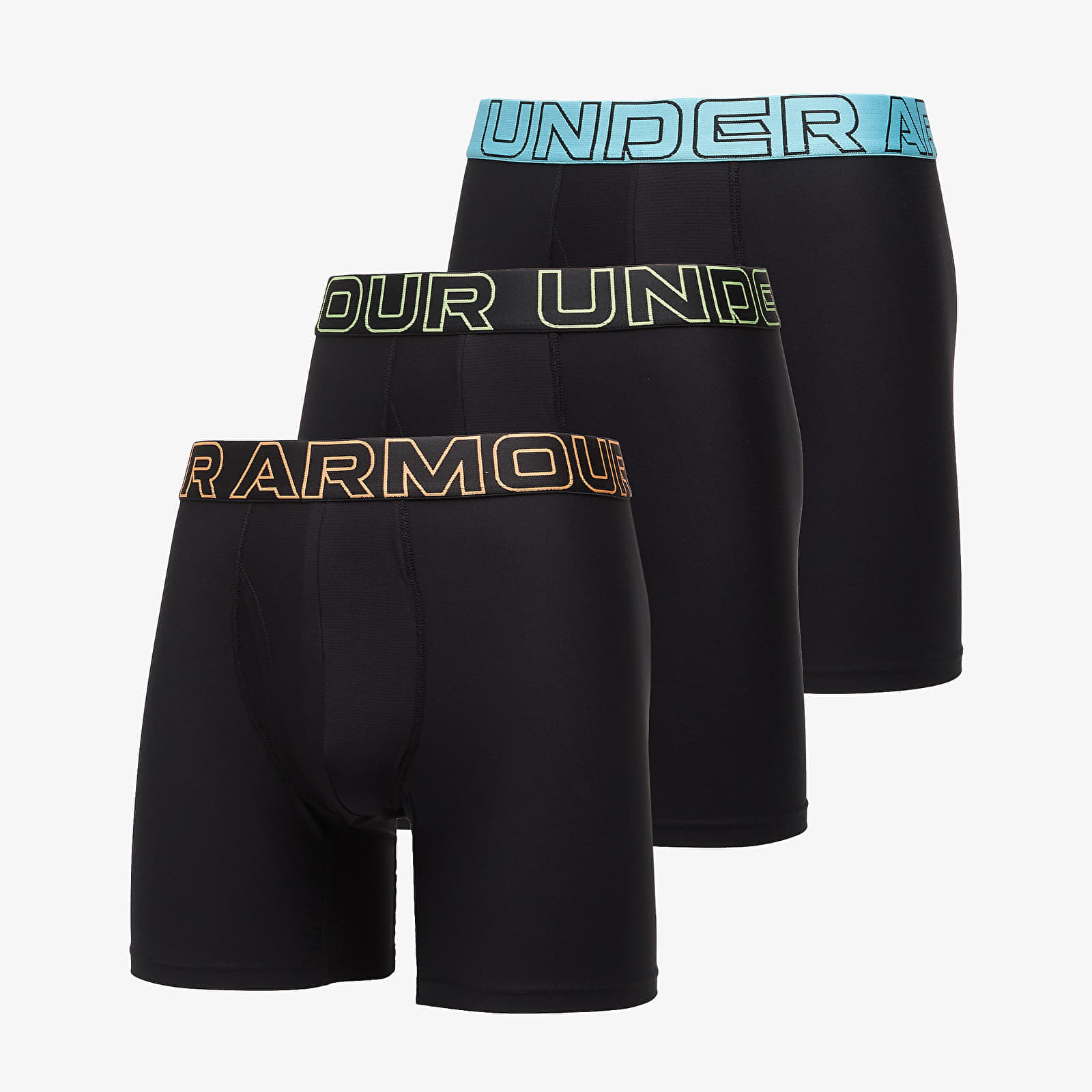 Боксерки Under Armour Performance Tech Solid 6in 3-Pack Black S