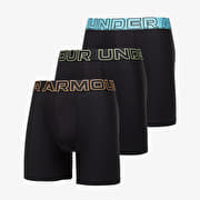 Under Armour Performance Tech Solid 6in 3-Pack Black