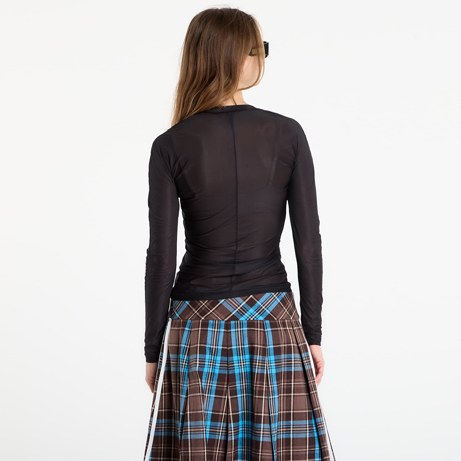 Camisetas Y-3 Mesh Fitted Long-Sleeve Top Long-Sleeve Top Black