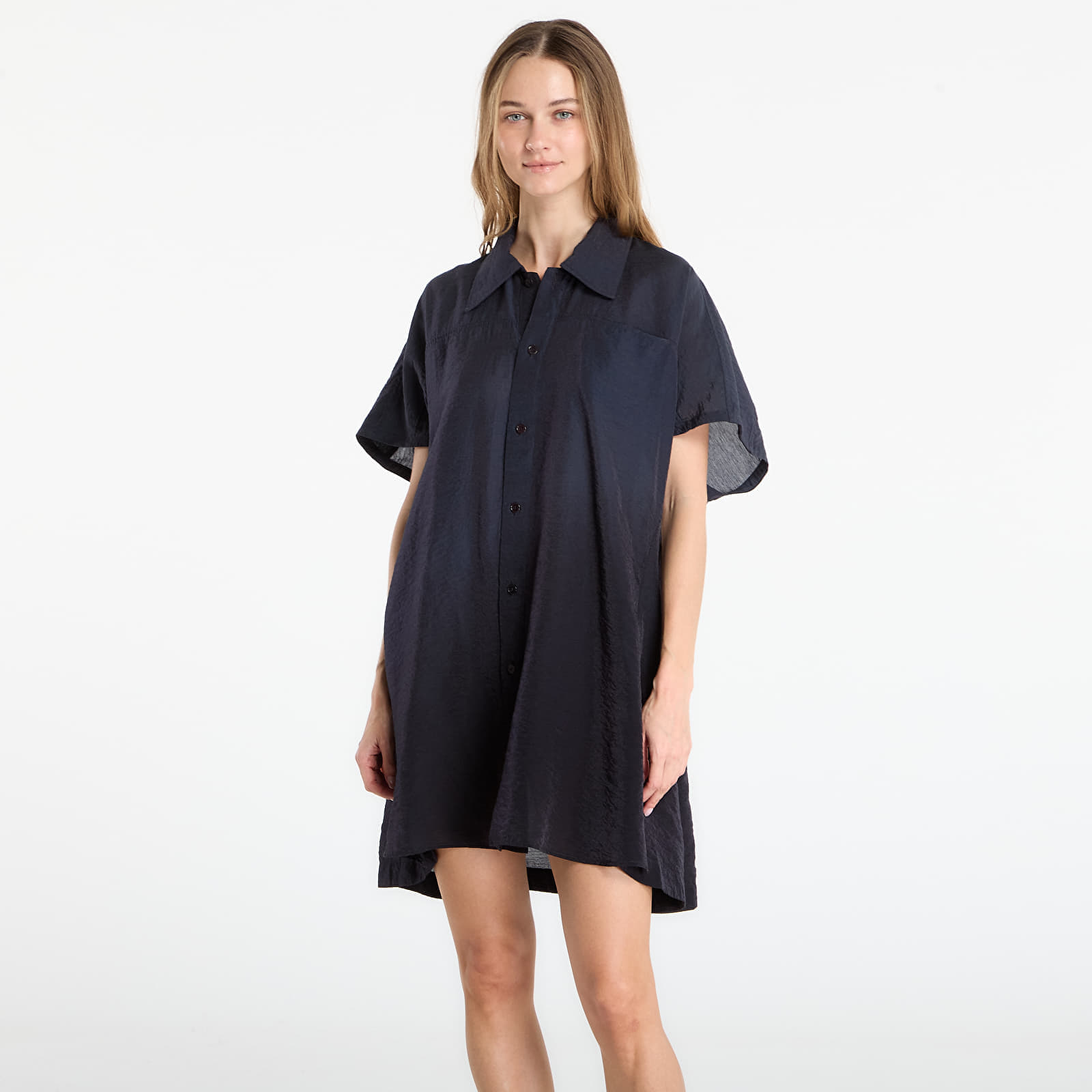 Риза Y-3 Short Sleeve Dip Dye Utility Overshirt Black/ Night Grey L