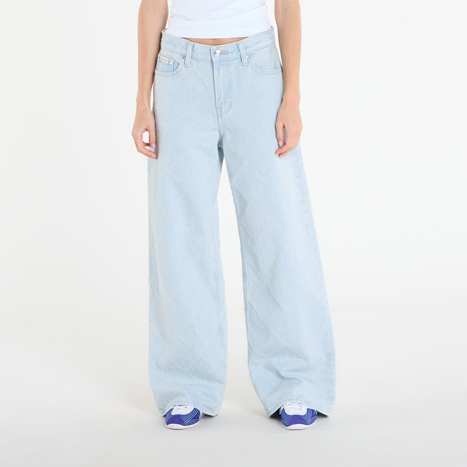 Jeans Calvin Klein Jeans Low Rise Baggy Needle Jeans Blue