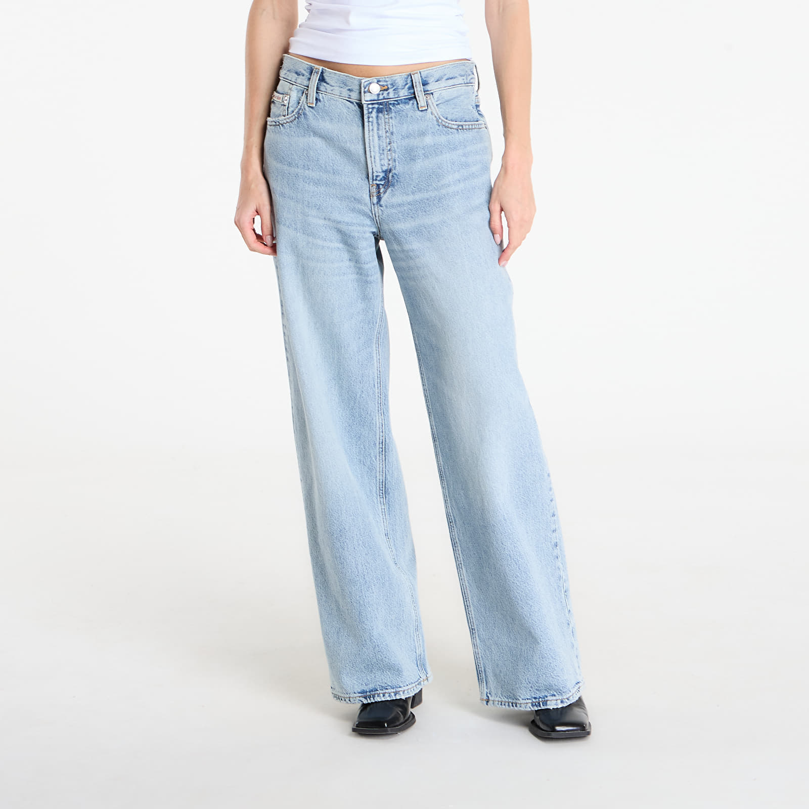 Дънки Calvin Klein Jeans Low Rise Baggy Vintage Jeans Blue XXS/24