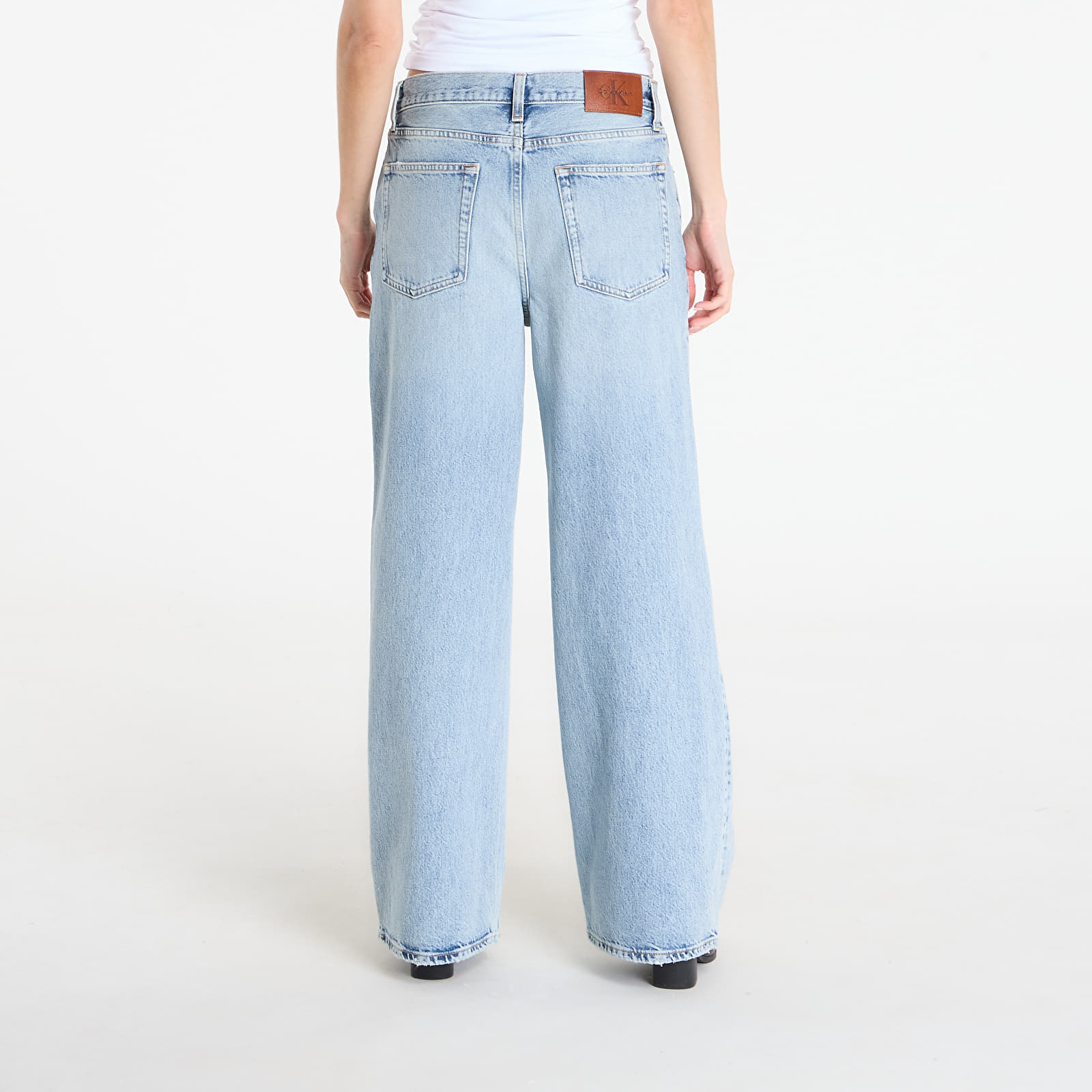 Kavbojke  Calvin Klein Jeans Low Rise Baggy Vintage Jeans Blue