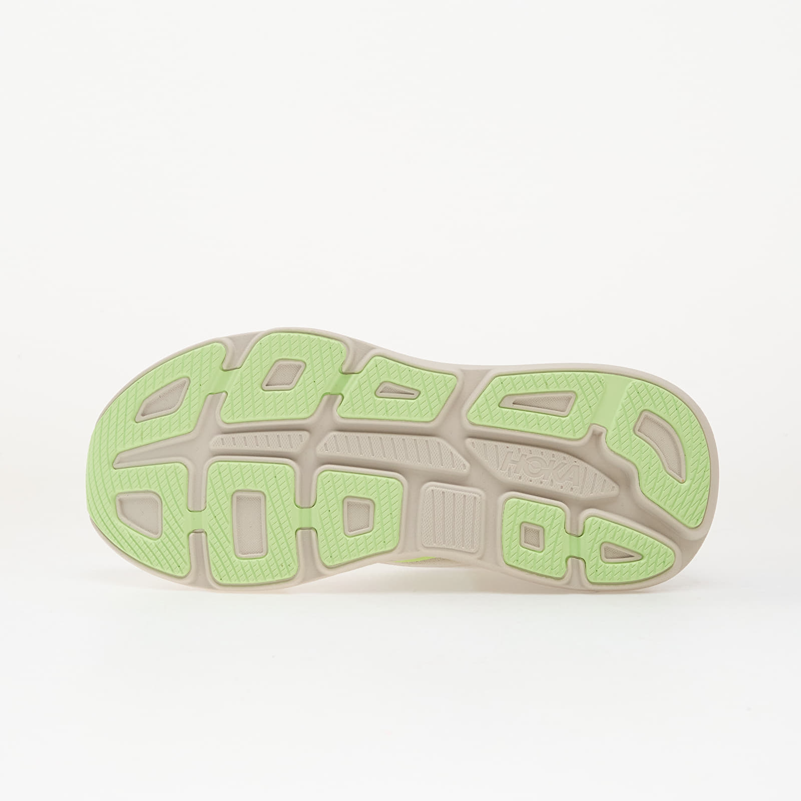 Herren Sneaker und Schuhe Hoka® M Bondi 9 Grout/ Neon Yuzu