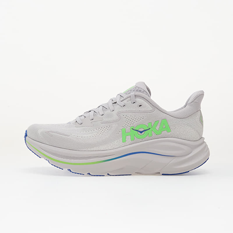 Hoka® M Clifton 10 Ash Grey/ Neon Green