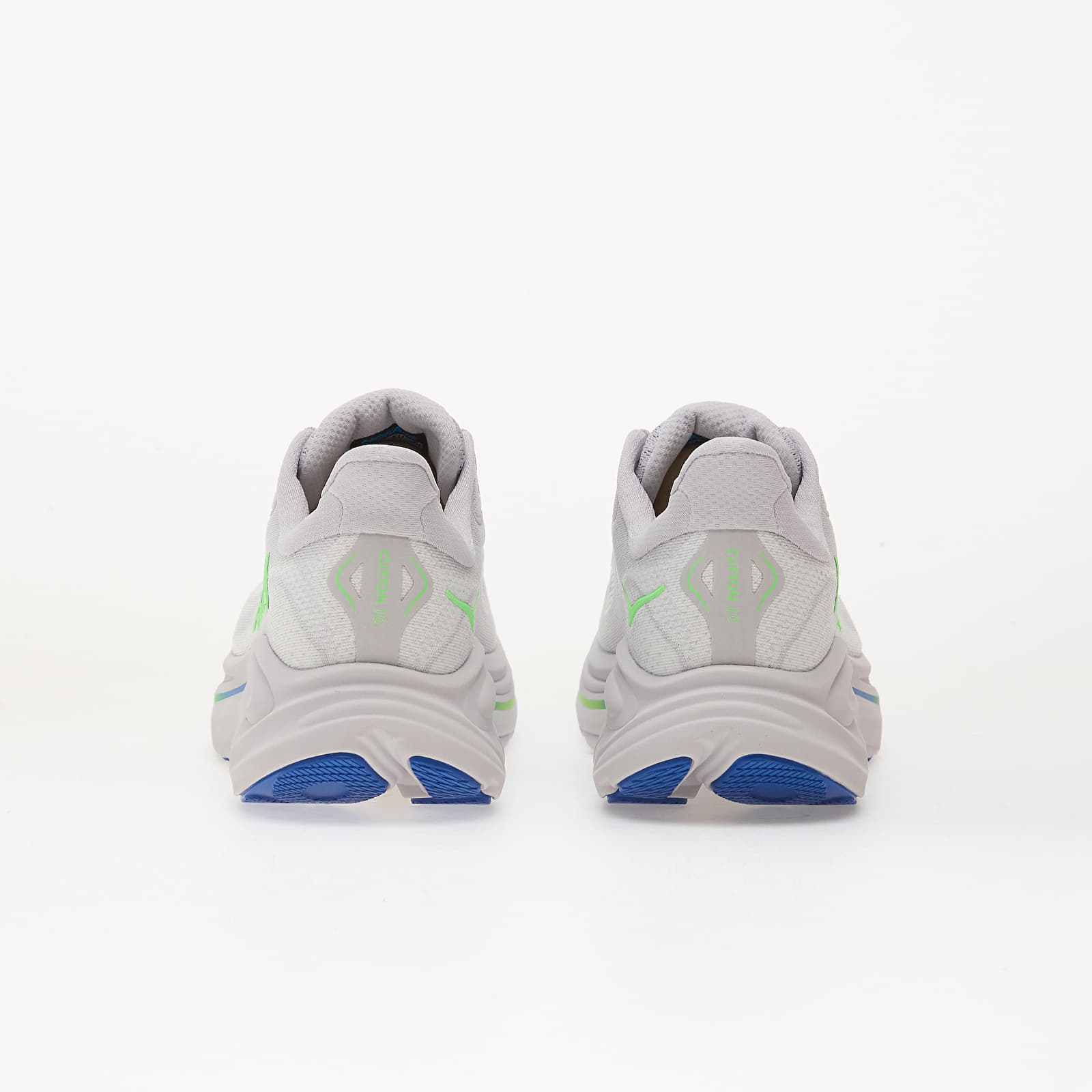 Herren Sneaker und Schuhe Hoka® M Clifton 10 Ash Grey/ Neon Green