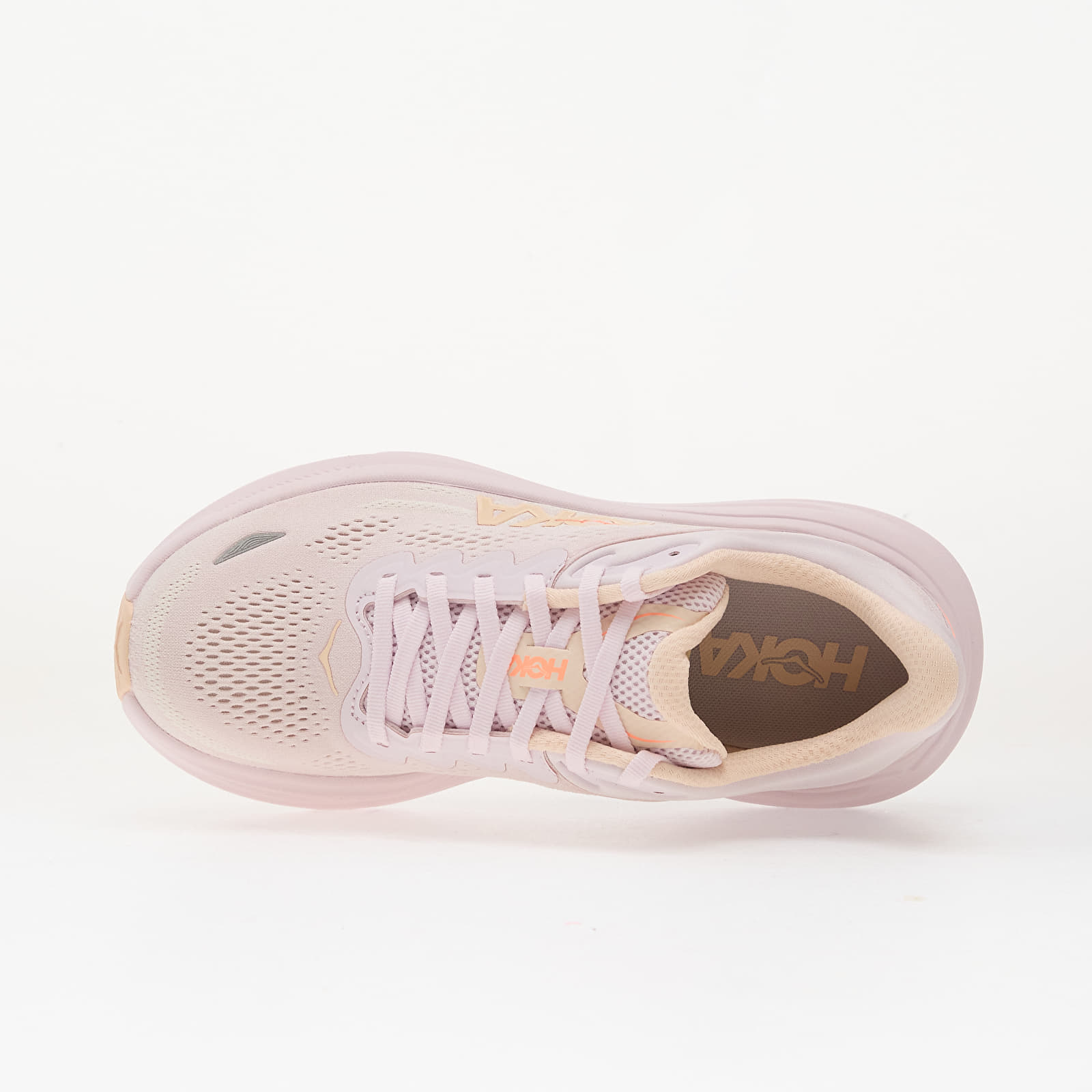 Dámske topánky a tenisky Hoka® W Bondi 9 Lilac Cream/ Tangerine Glow