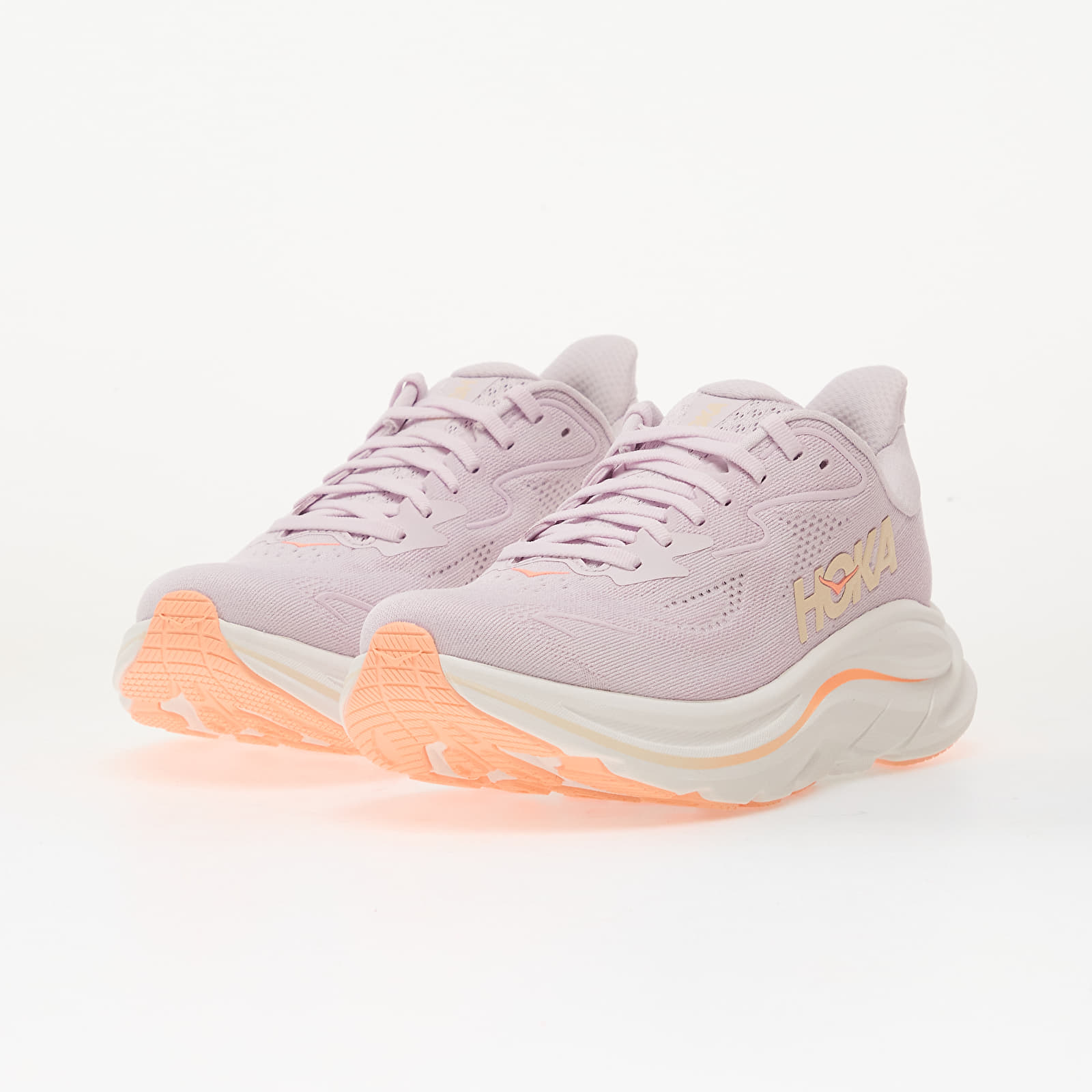 Damen Sneaker und Schuhe Hoka® W Clifton 10 Lilac Cream/ Tangerine Glow