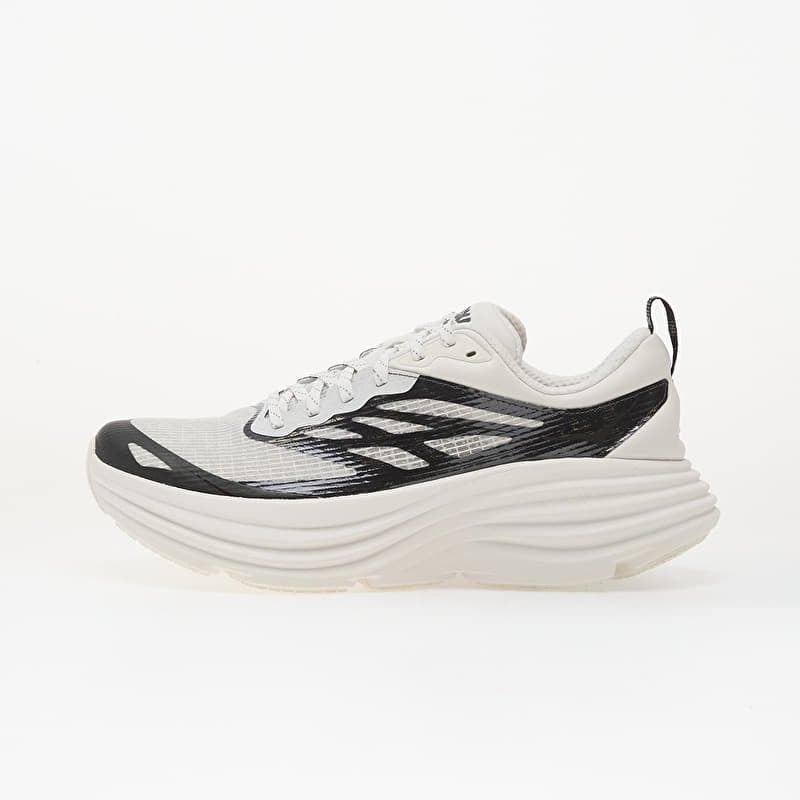 Hoka® U Bondi 8 Ts Caged - Mtl Frost/ Metallic Black