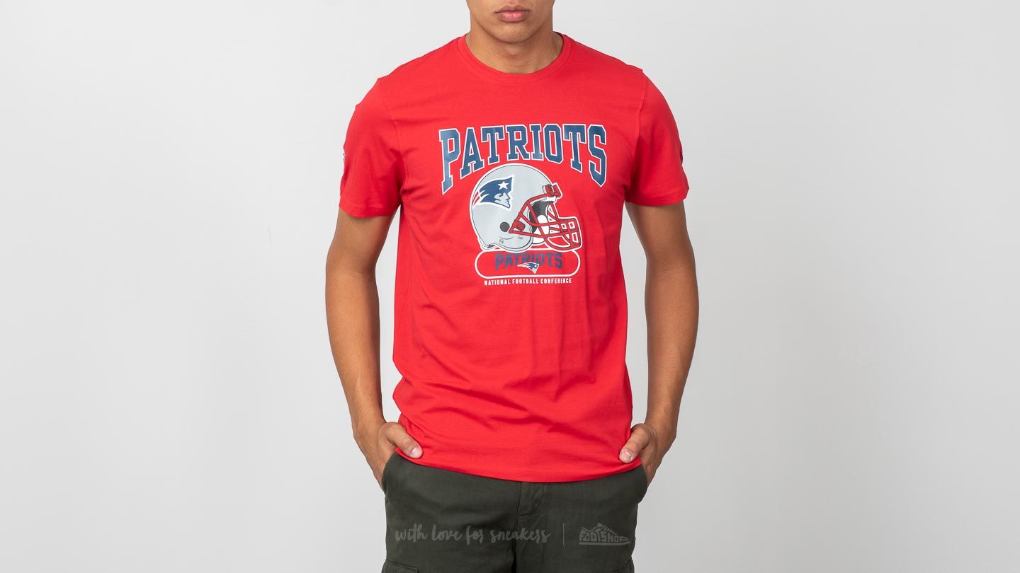 Camisetas New Era Shortsleeve Archie Tee New England Patriots Red