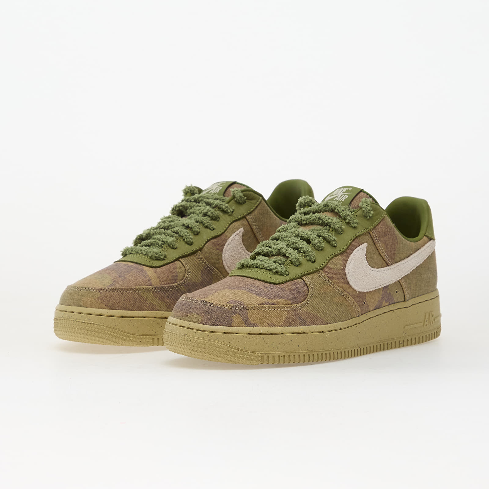 Moški čevlji Nike Air Force 1 Low Qs Camo Asparagus/ Wheat Grass-Aluminum-Phantom