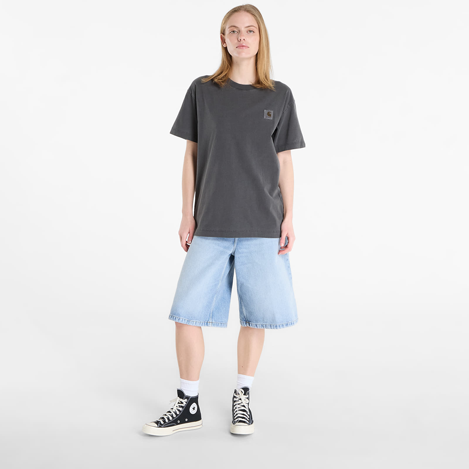 Männer T-Shirts Carhartt WIP S/S Nelson T-Shirt UNISEX Black