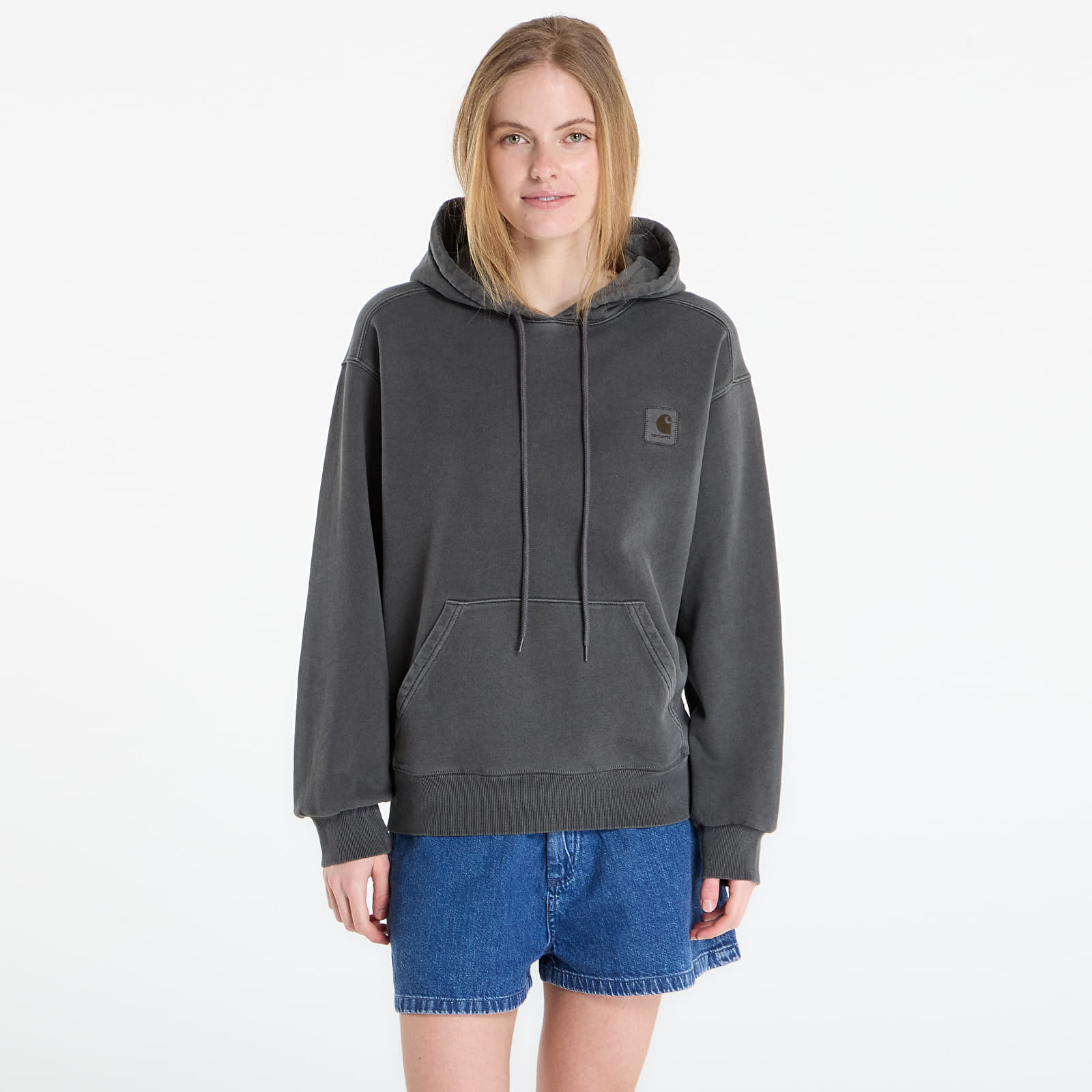Суитшърт Carhartt WIP Hooded Nelson Sweat UNISEX Black XL