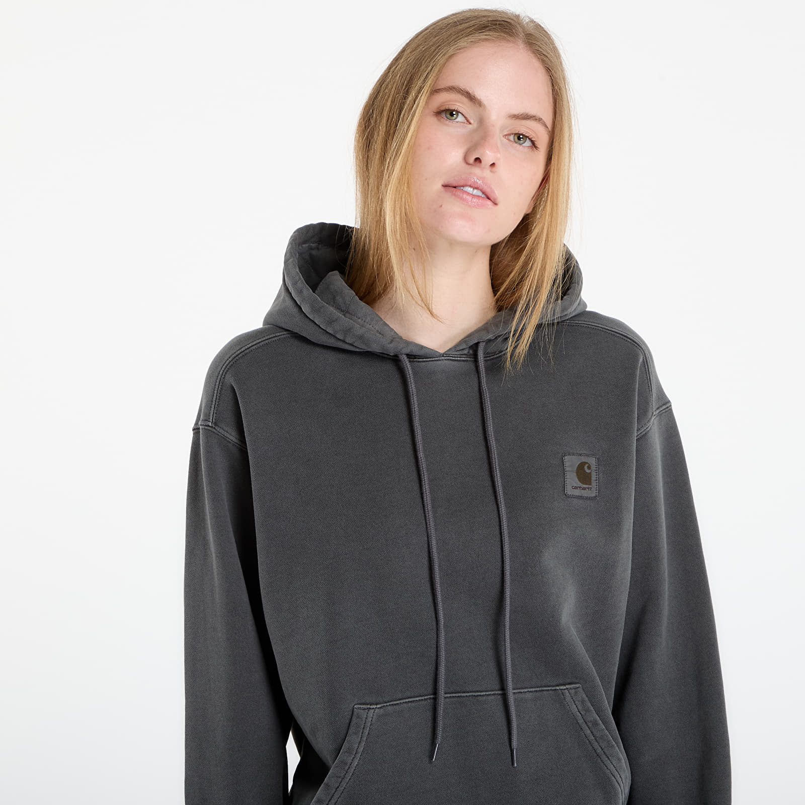 Pánské mikiny Carhartt WIP Hooded Nelson Sweat UNISEX Black