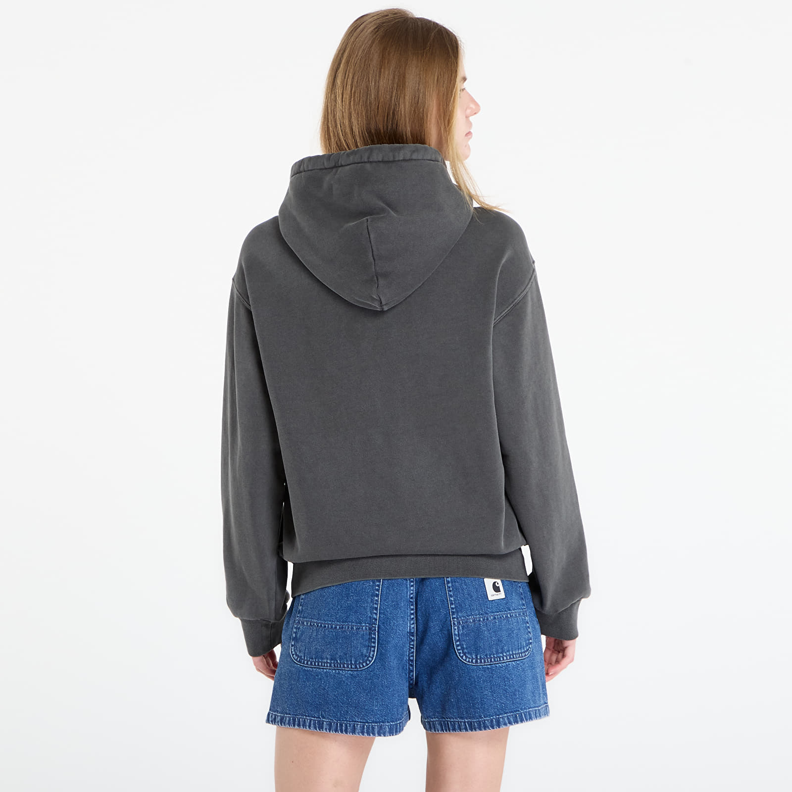 Pánské mikiny Carhartt WIP Hooded Nelson Sweat UNISEX Black