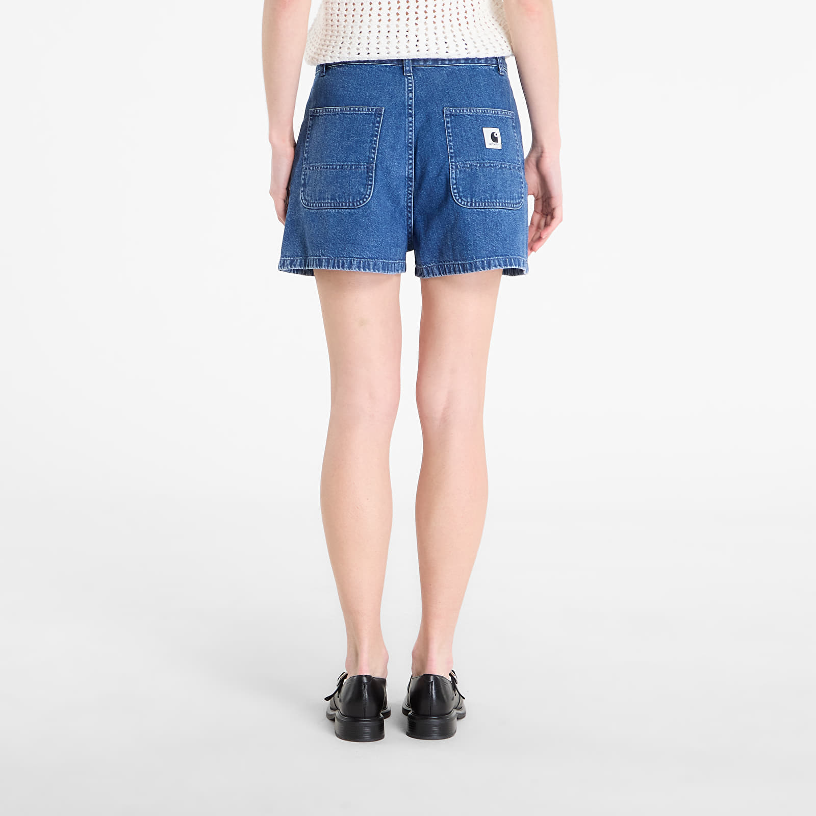 Γυναικεία σορτς Carhartt WIP W' Lova Short Blue Stone Washed