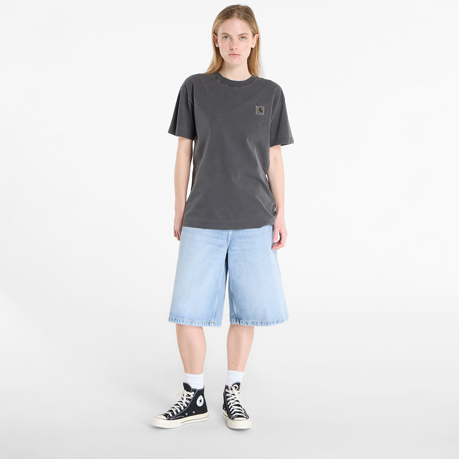 Shorts för kvinnor Carhartt WIP W' Belmont Short Blue