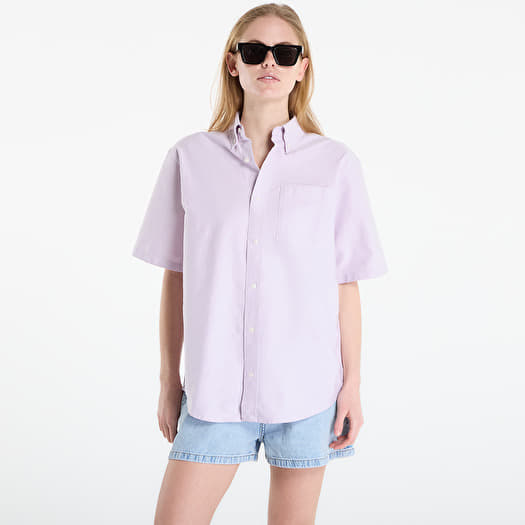Särk Carhartt WIP S/S Braxton Shirt UNISEX Gentle Purple/ Wax