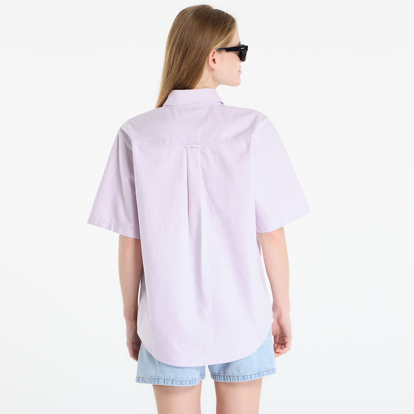 Meeste särgid Carhartt WIP S/S Braxton Shirt UNISEX Gentle Purple/ Wax