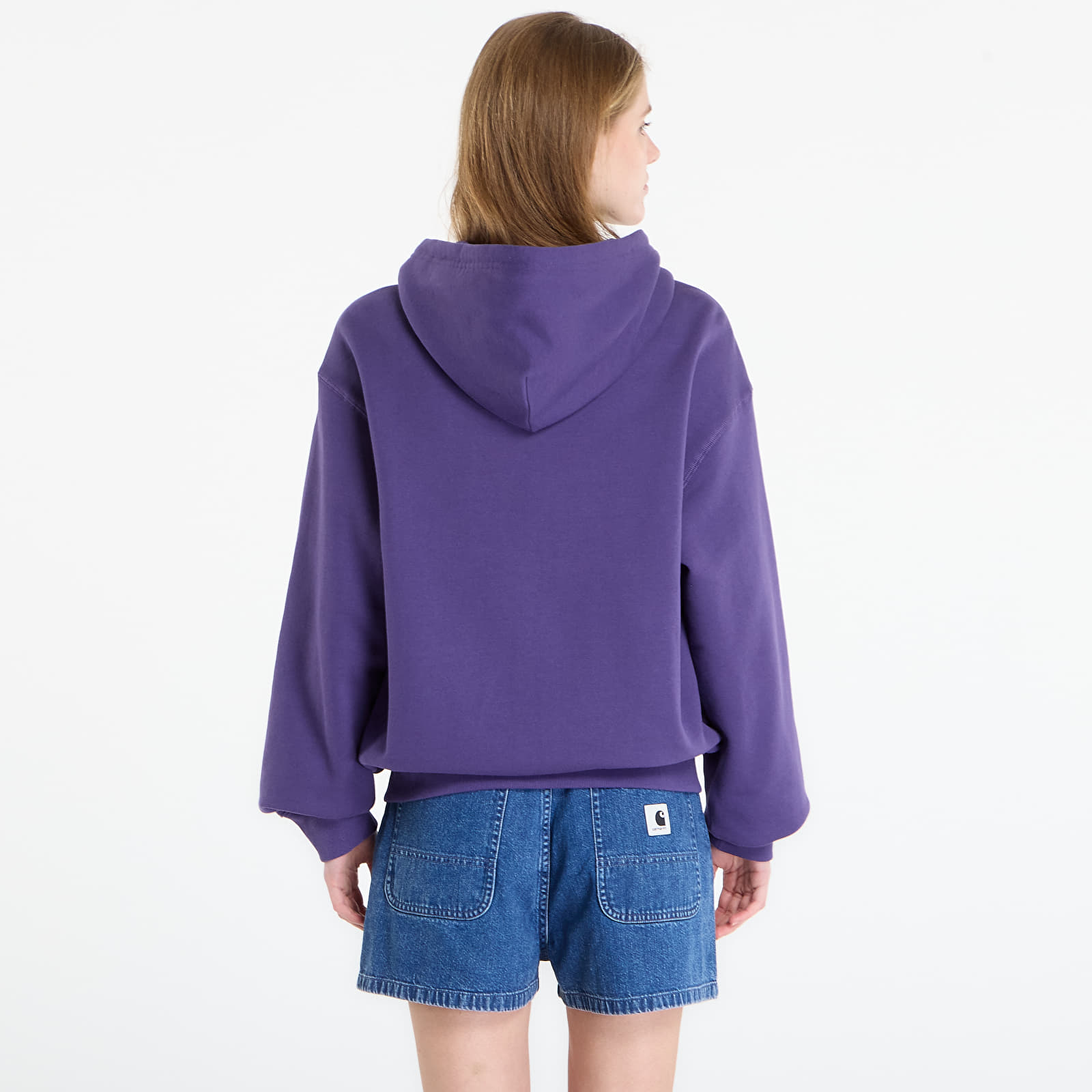 Luvtröjor för män Carhartt WIP Hooded WIP Label Sweat Jacket UNISEX Calla