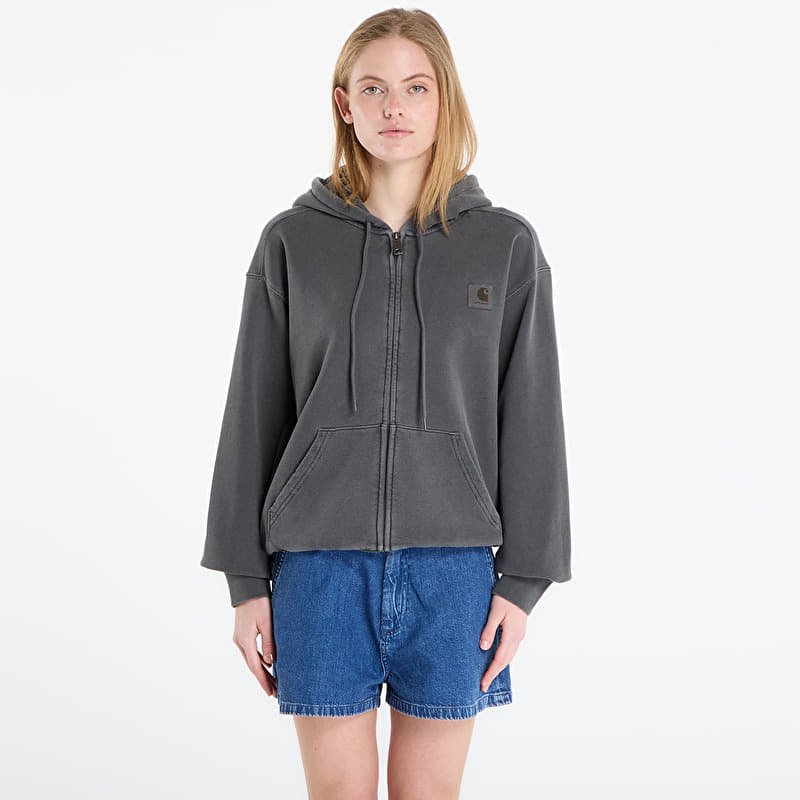 Sweatshirt Carhartt WIP Hooded Nelson Jacket UNISEX Black