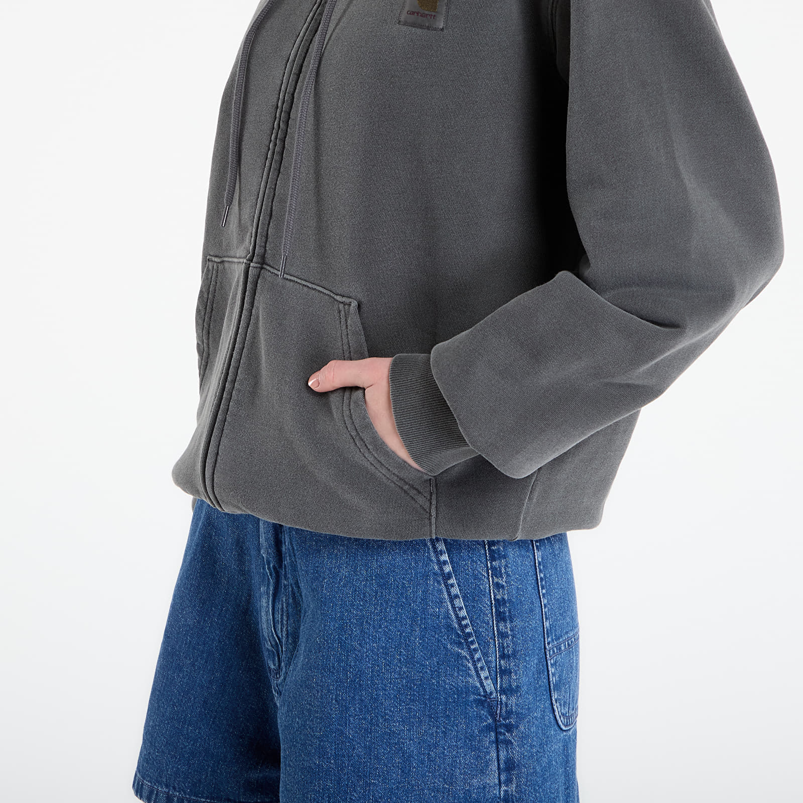 Ανδρικά φούτερ  Carhartt WIP Hooded Nelson Jacket UNISEX Black