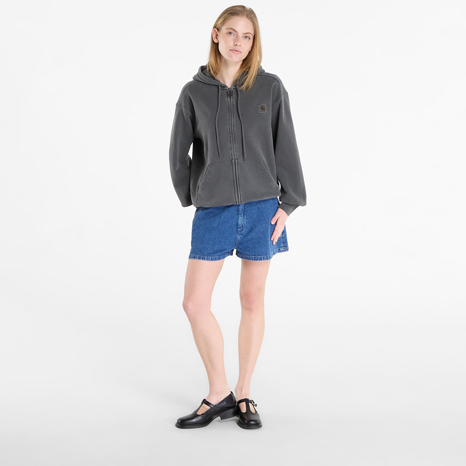 Ανδρικά φούτερ  Carhartt WIP Hooded Nelson Jacket UNISEX Black