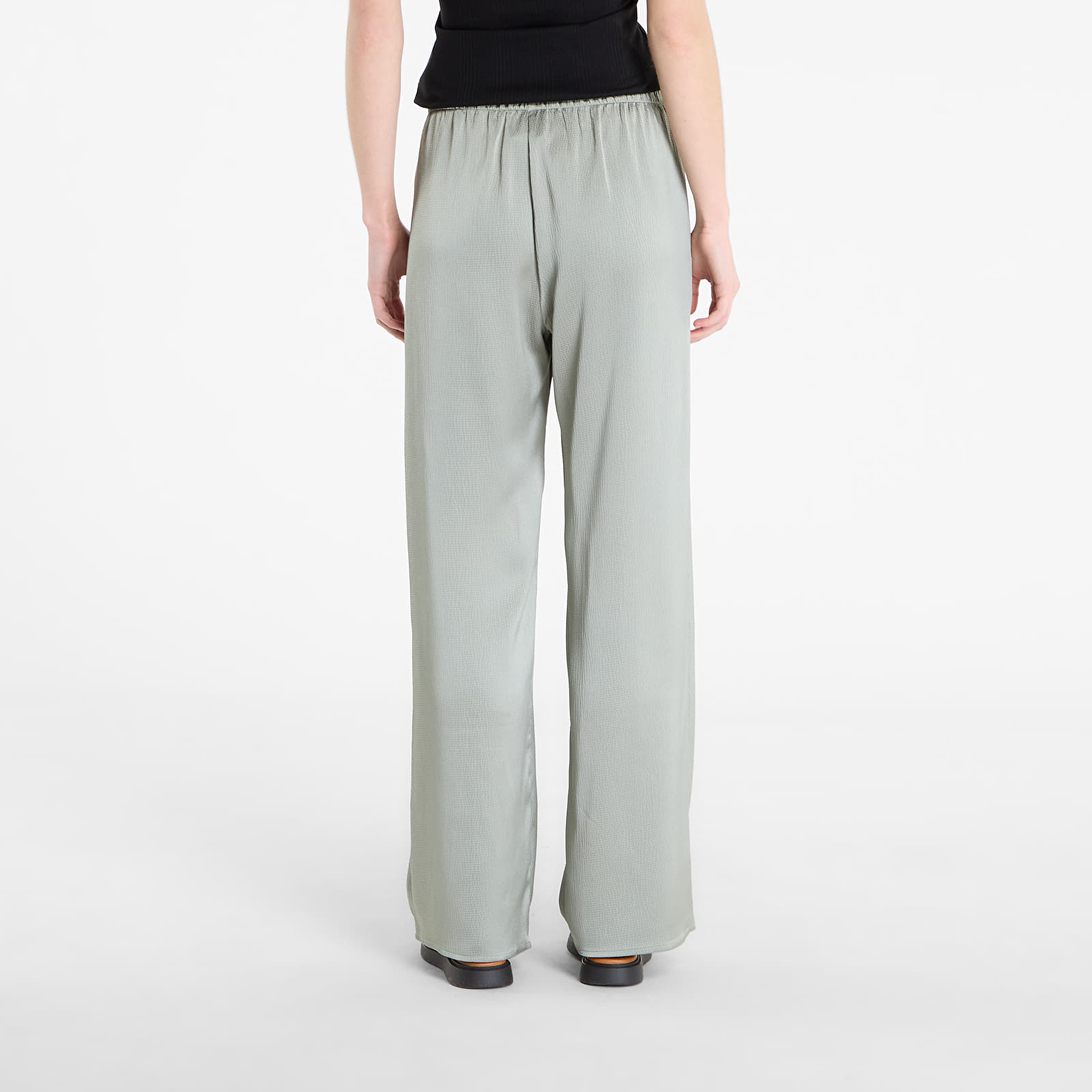 Pantaloni de damă Calvin Klein Hammered Satin Pull On Pant Shadow